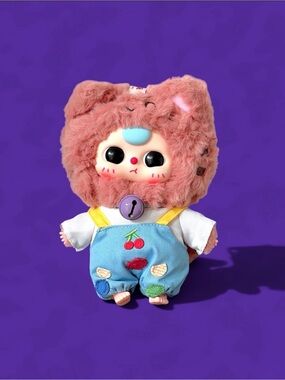 Baby Three Kitten Wardrobe Plush Pendant